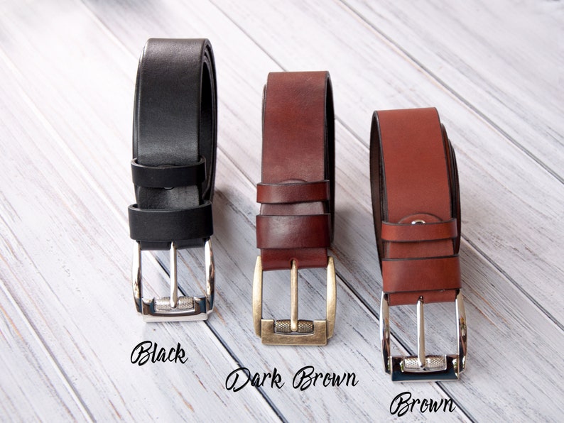 Custom Leather Belt Personalized Belt Personalized Gift for Dad Custom Name Belt Personalized Gift for Men Engraved Belt Men's Belt Gift Box image 8
