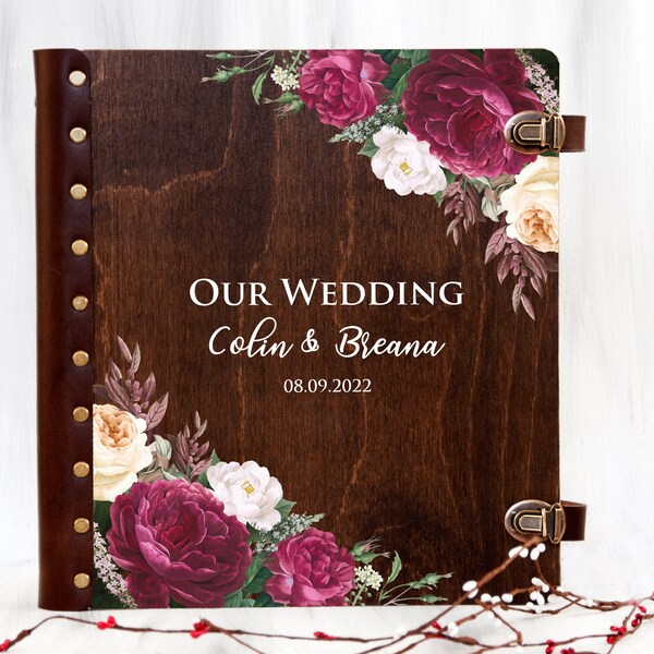 Rustic Wedding Album Etsy