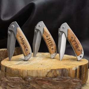 Groomsmen Knife - Personalized Pocket Knife, Engraved Knife for Groomsmen, Custom Knife Gift Box, Folding Knife, Groomsman Proposal Gifts image 4