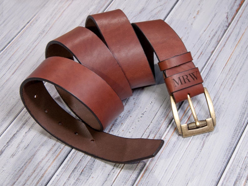 Custom Leather Belt Personalized Belt Personalized Gift for Dad Custom Name Belt Personalized Gift for Men Engraved Belt Men's Belt Gift Box image 10