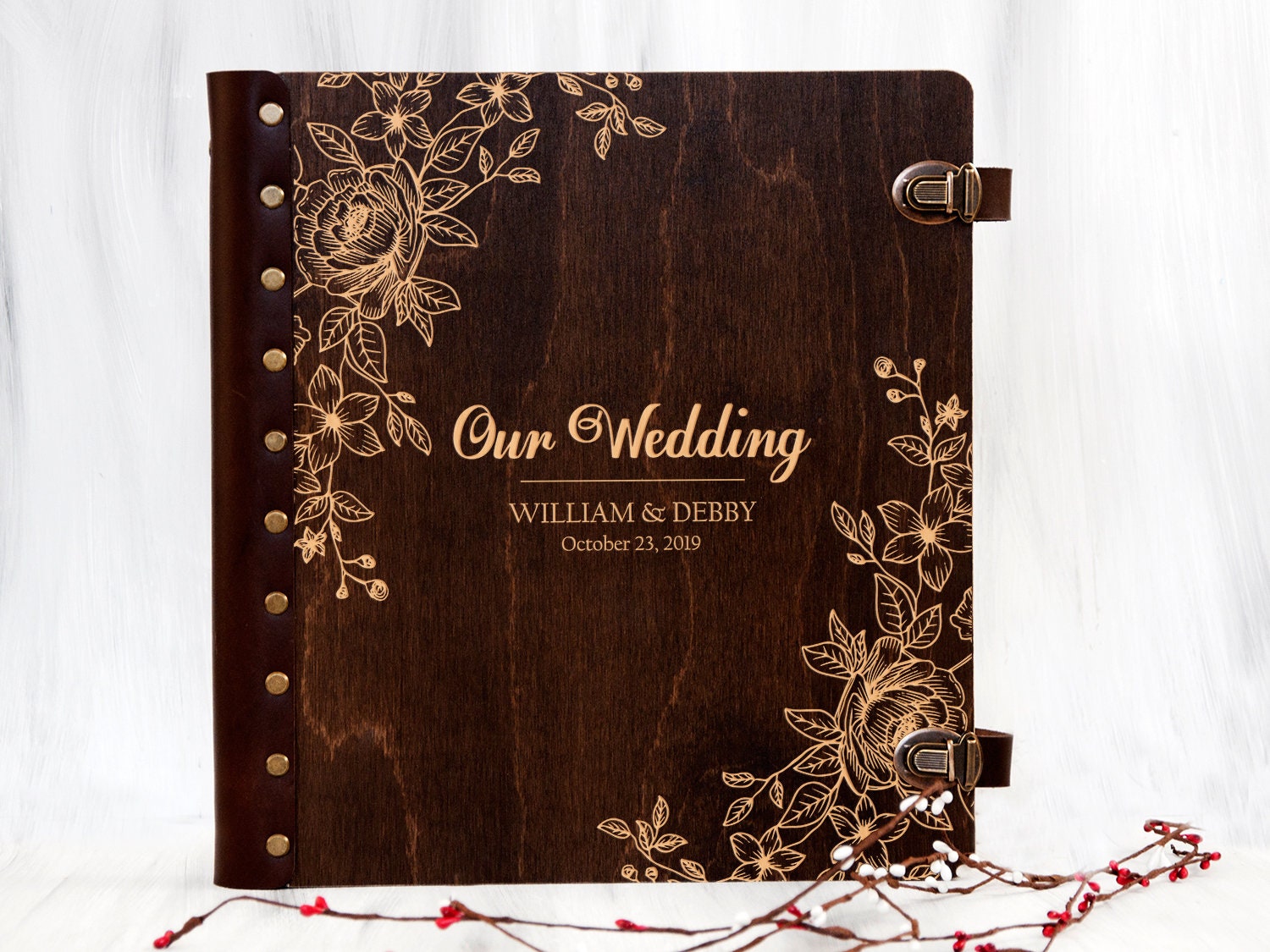 Wedding Photo Album Personalized Photo Album Self Adhesive Etsy