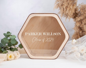 Graduation Memory Keepsake Box, Graduation Card Box Class of 2025, Keepsake Time Capsule, Graduation Gift for Her, Graduation Gift for Him