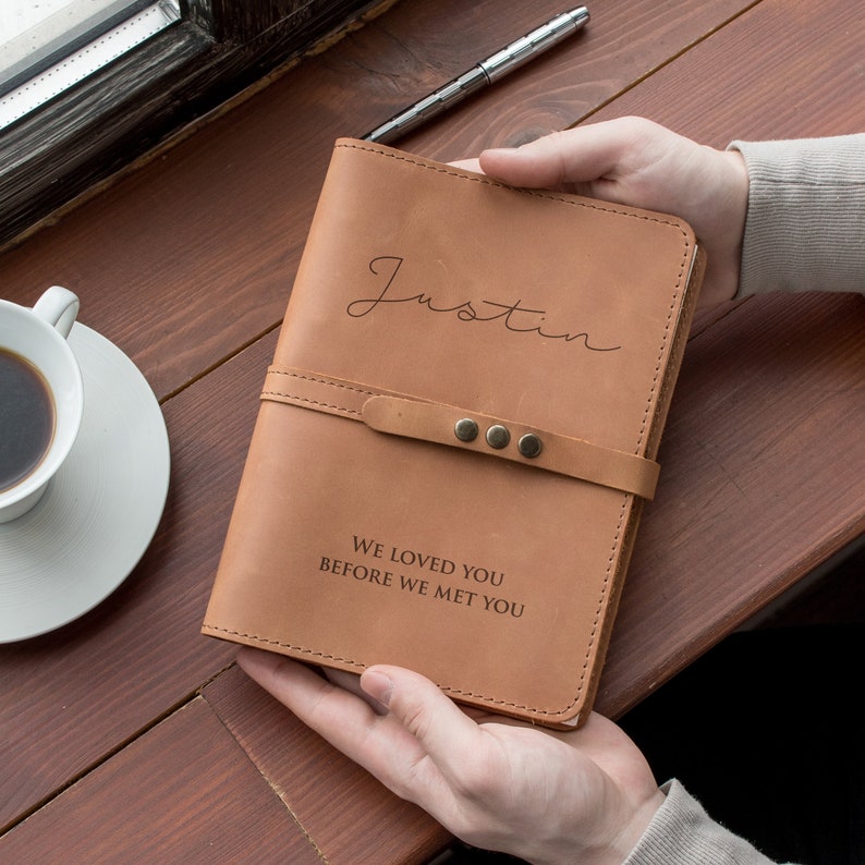 Briefe an Sohn  Personalisiertes Leder Notizbuch  Bild 1