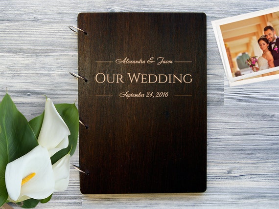 Wedding Photo Album Personalized Photo Album Custom Wedding | Etsy