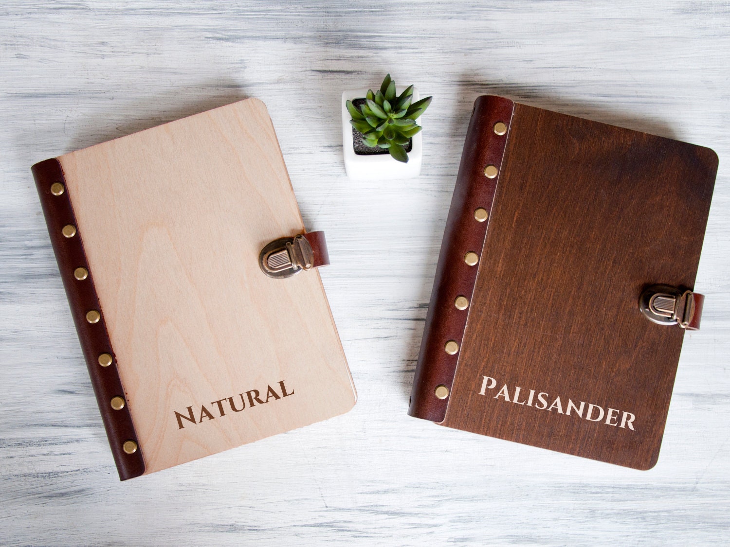 Personalised Travel Journal Wooden Journal Custom Notebook Etsy