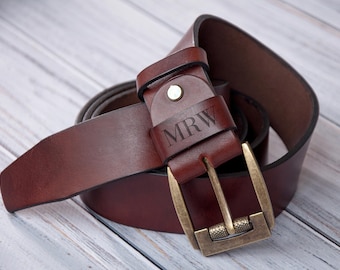 Custom Leather Belt Personalized Belt Personalized Gift for Dad Custom Name Belt Personalized Gift for Men Engraved Belt Men's Belt Gift Box