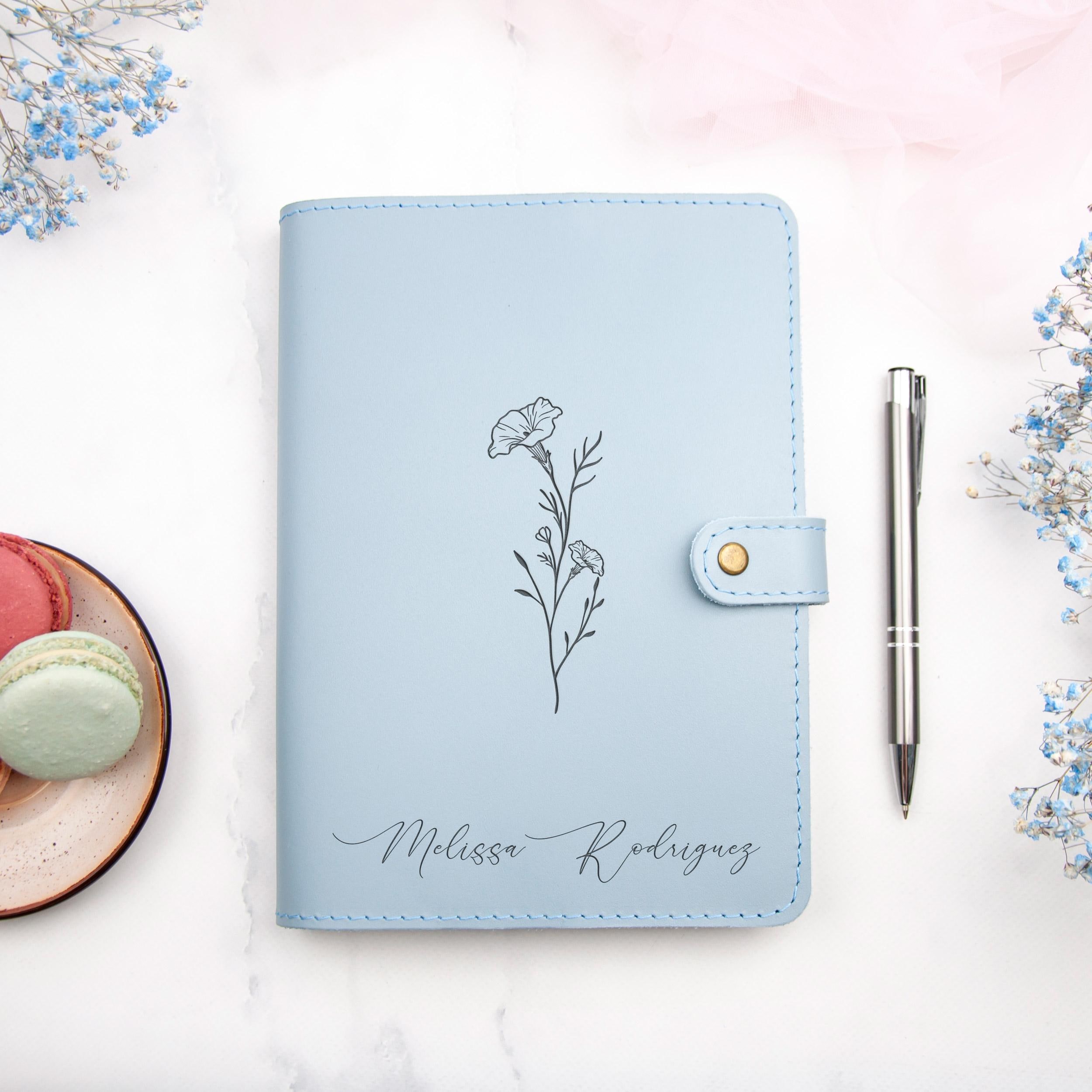 Personalized Birth Flowers Journal - Birthday Gift for Daughter ...