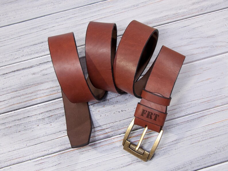 Personalized Belt Custom Leather Belt Fathers Day Gift Custom Etsy