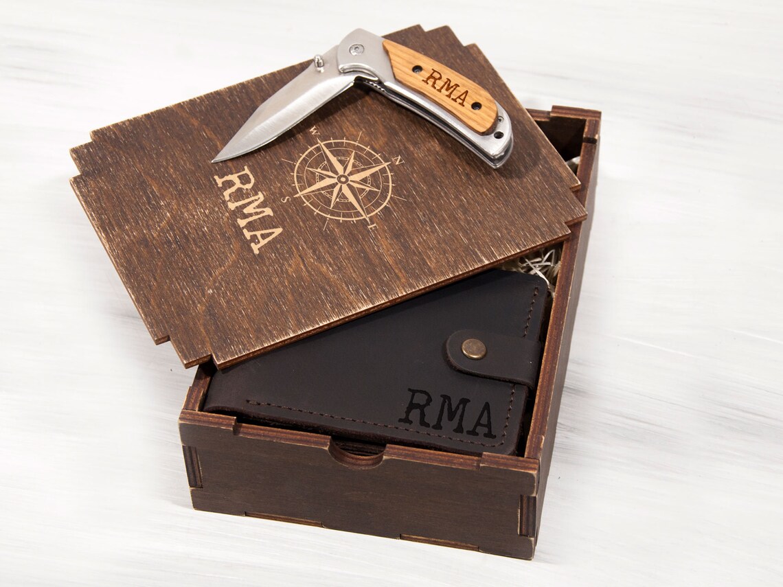 Groomsmen Gift Set Mens Gift Idea Outdoor Gift Pocket Knife Etsy