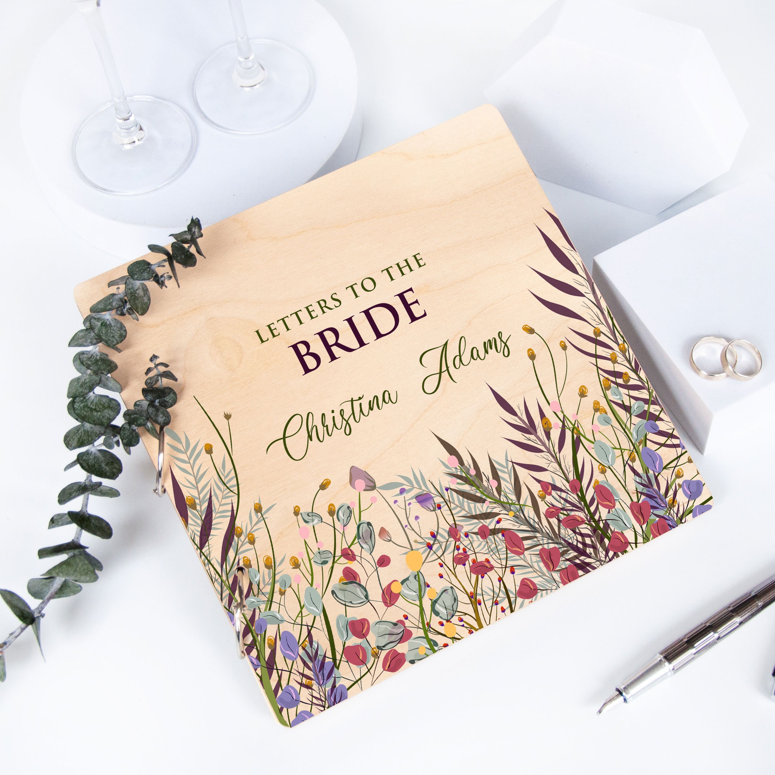 Personalized Bridal Shower Guest Book