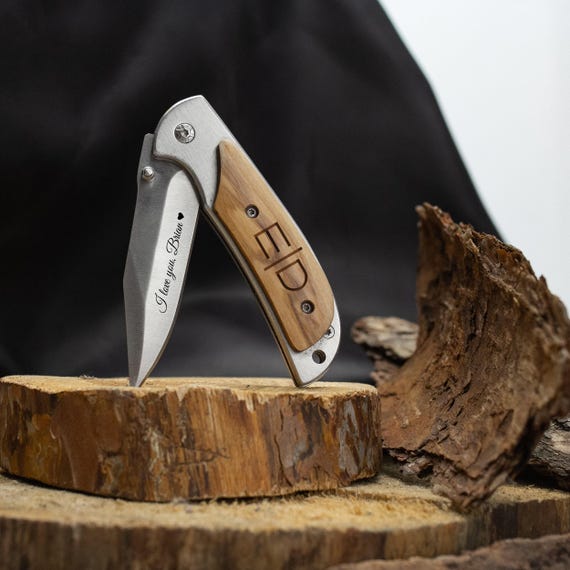 Groomsmen Knife - Personalized Pocket Knife, Engraved Knife for Groomsmen, Custom Knife Gift Box, Folding Knife, Groomsman Proposal Gifts