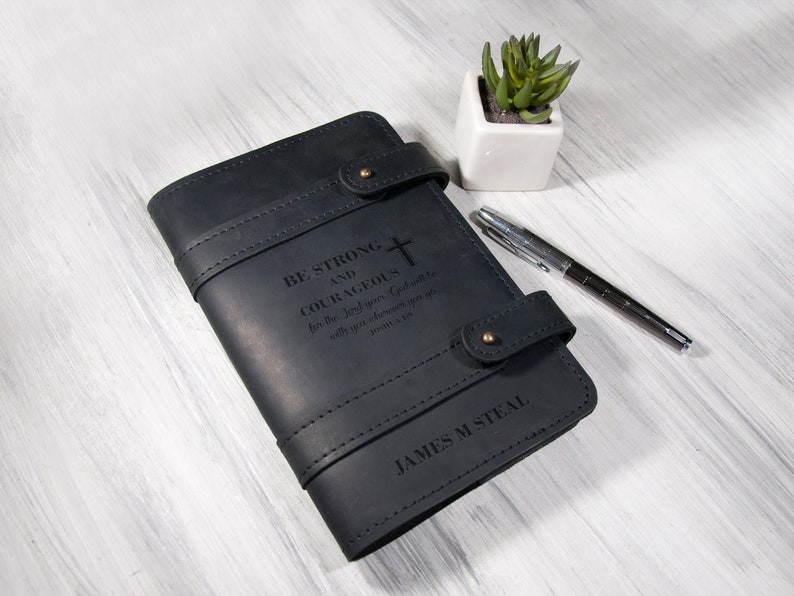 Personalized Leather Journal Prayer Journal Bible Study Etsy