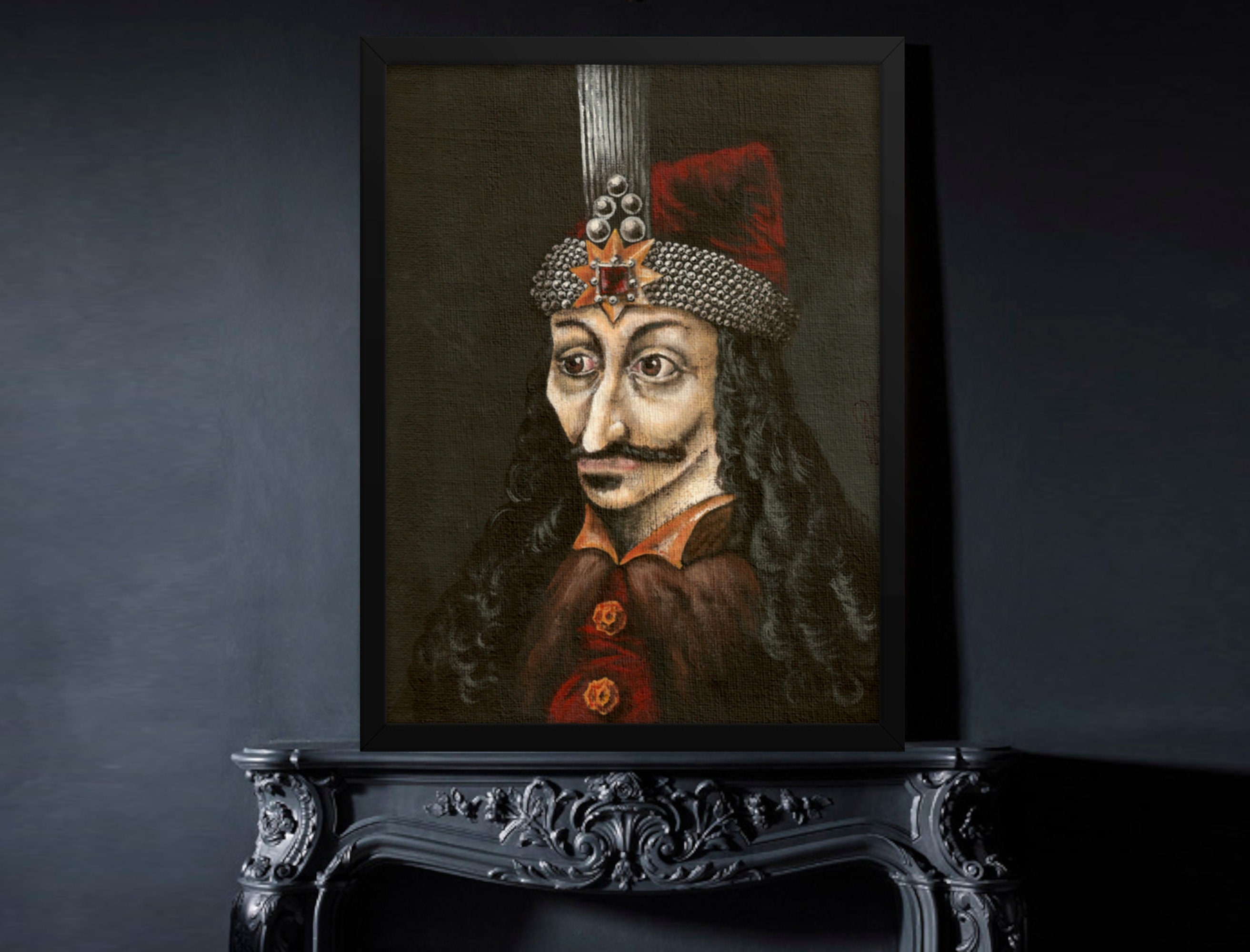 Vlad Dracula Vlad The Impaler Vlad Tepes Vlad Iii Framed Etsy