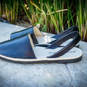 Handmade leather sandals for women/ Menorquinas-Avarcas sandals made with spanish leather / Mediterranean style sandals / Handmade in Spain image 7