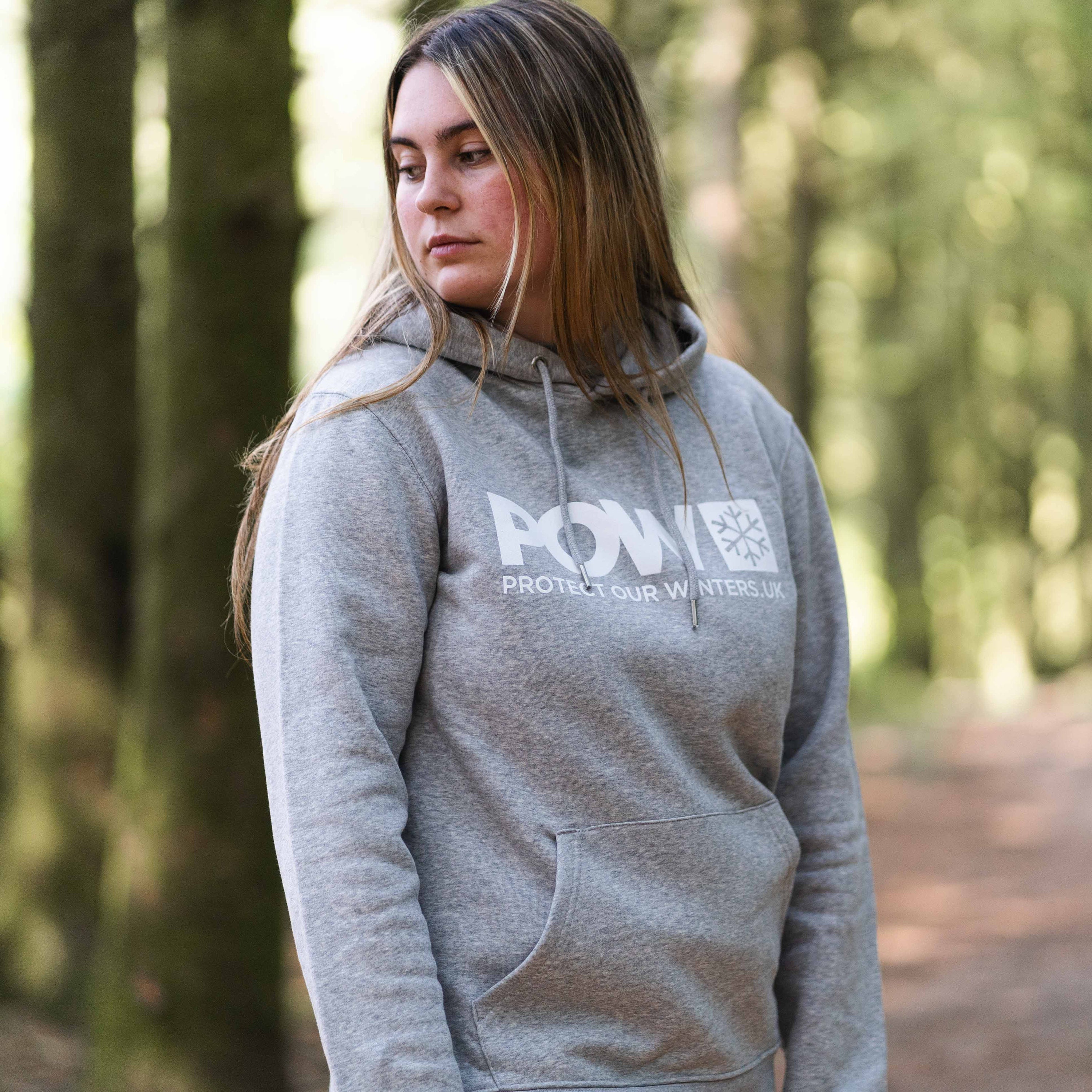 Protect Our Winters Logo Hoody Grey Etsy