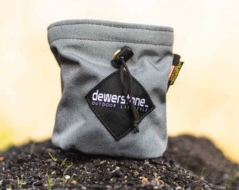 dewerstone x Organic Climbing Large Block Chalk Bag - Charcoal