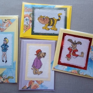 Hong Kong Phooey voltooide borduurkaarten