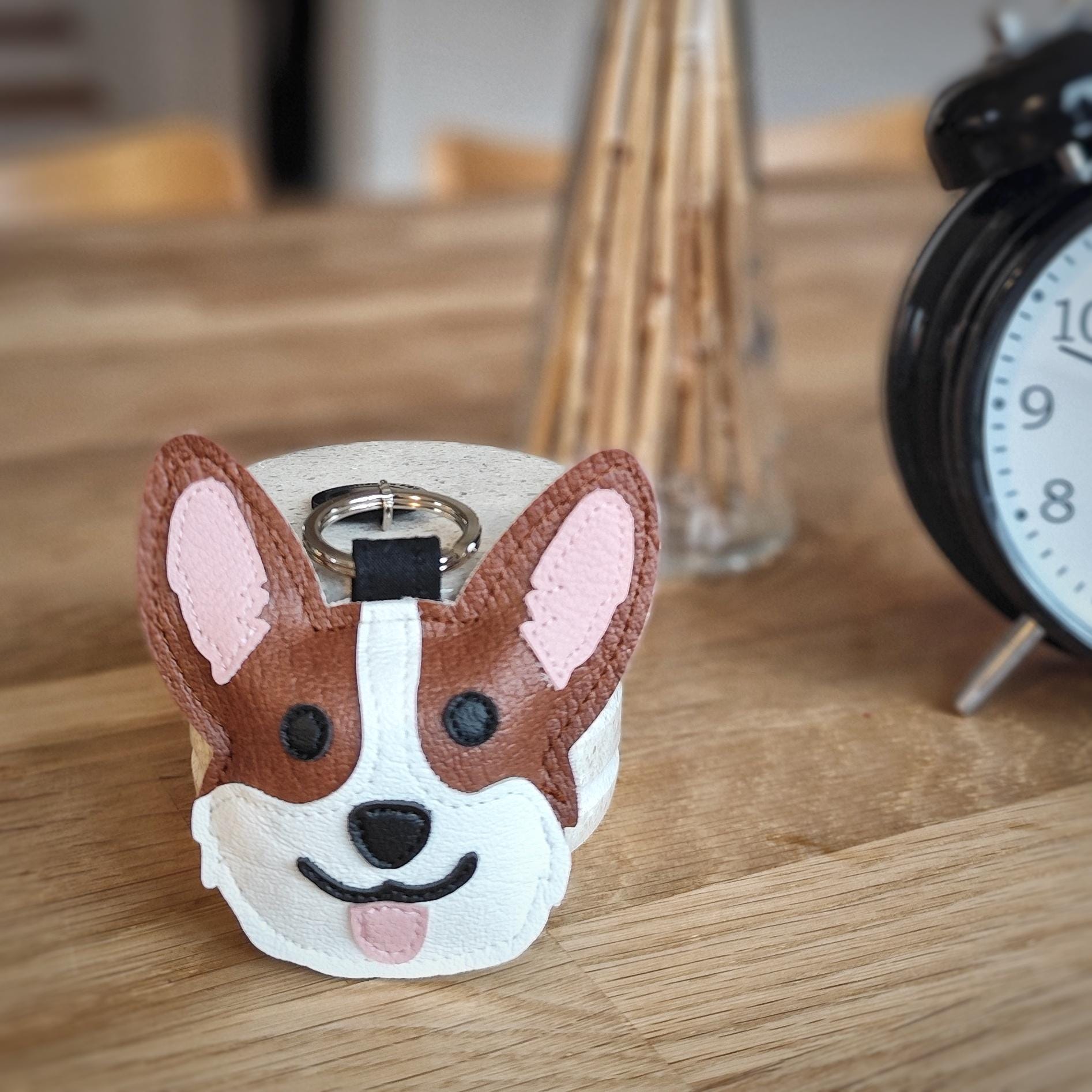 JKJF 10 Portachiavi Con Ciondolo Corgi, Simpatici Cani In Lega, Nero E Giallo, Due Stili, Portachiavi Per Chiavi, Borse, Accessori, Regalo Per Amanti Dei Cani