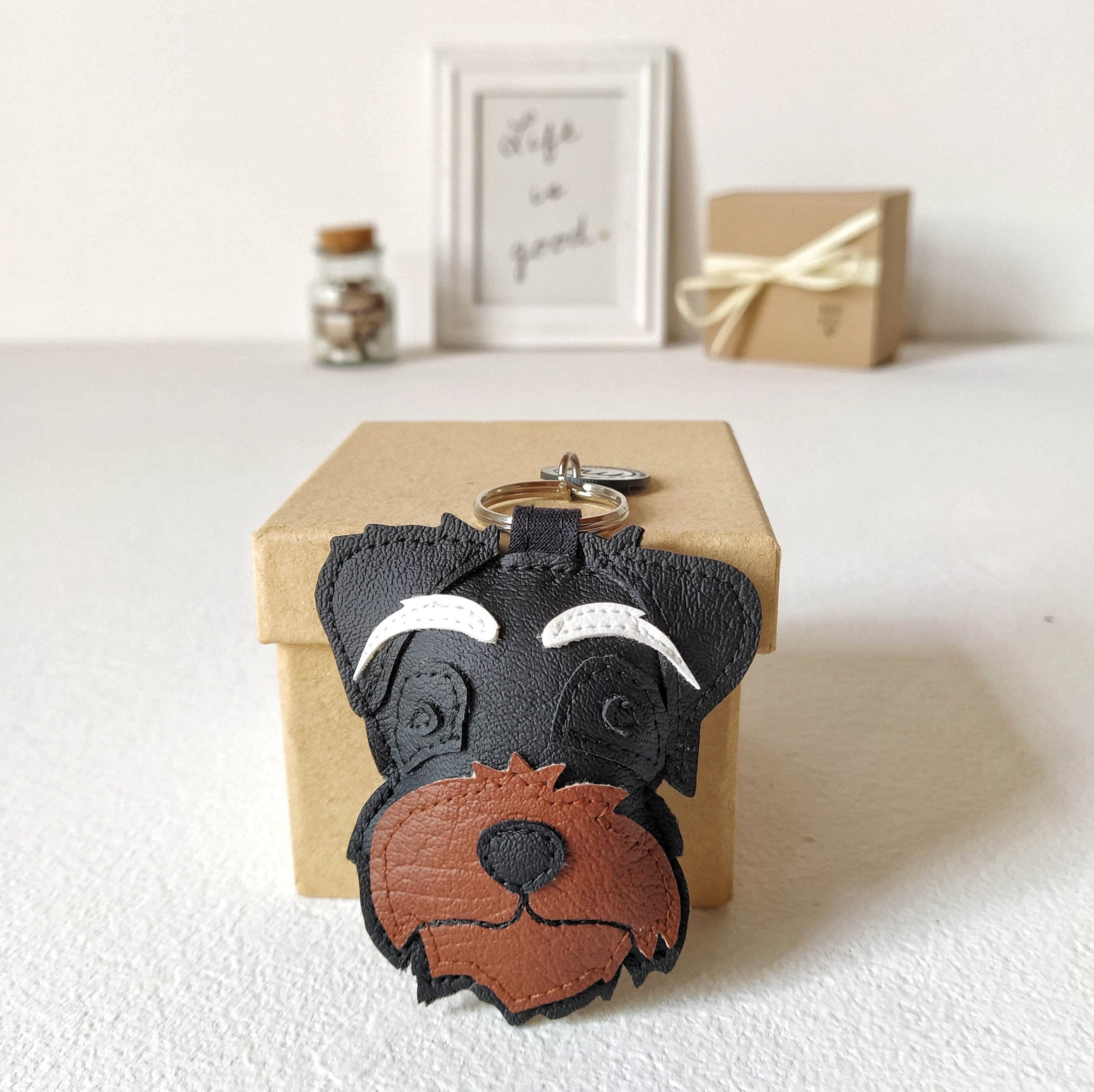 Schnauzer keychain shop