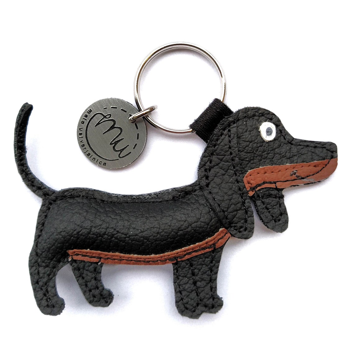 Cute Dachshund Dog Keychain Sausage Dog Keychain Dachshund Etsy