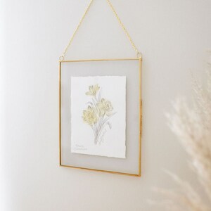 Daffodil Flower, March Birth Flower, 50th Birthday Gift for Women, Mom Gift