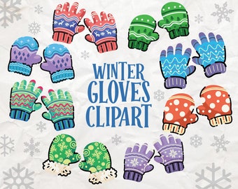 Winter gloves colored svg , Winter Decor, snow DIY Crafts, snow gloves SVGs, Christmas theme vector, holiday clipart