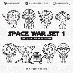 Space Wars Svg, Space Wars geschnitten Datei, Raum Charakter Cartoon, Raum-Aufkleber, Raum Krieg Vektor, Raum Krieg Silhouette - Weihnachten Clipart