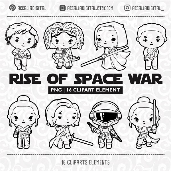 Space wars svg cut, space party cricut, space clipart, space character cartoon, Space Wars sticker, space cartoon - charismas clipart