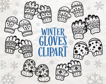 Winter Handschuhe gefärbt svg Silhouette, Winter Dekor Cricut, Schnee DIY Handwerk, Schnee Handschuhe SVGs, Weihnachten Thema Vektor, Urlaub Clipart