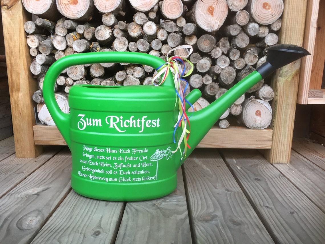 Gießkanne Garten Geschenk Zum Richtfest zum Jubiläum Etsy.de