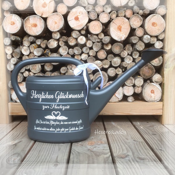 Gießkanne, Garten, Geschenk, zum Jubiläum, Dekoration, 10 L, Gartendeko, personalisierte Gießkanne, Gartenschmuck, Home Gift, Hochzeit