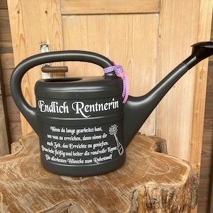 Gießkanne, Garten, Geschenk, zum Jubiläum, Rentnerin, Dekoration, 5 L