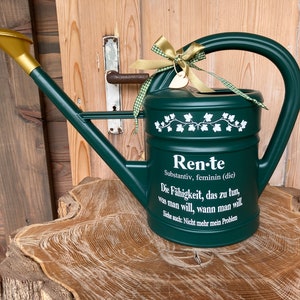 Gießkanne, Garten, Geschenk, zum Jubiläum, Rentner, Dekoration, 5 L