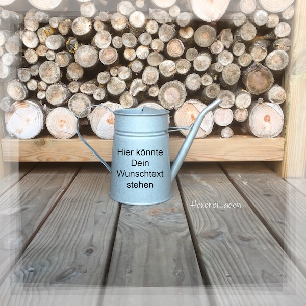 Gießkanne, Garten, Geschenk, zum Jubiläum, Dekoration, Gartendeko, 3 L, personalisierte Gießkanne, Gartenschmuck, Accessoire, Muttertag