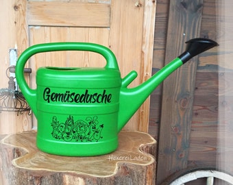 Annaffiatoio, divertente annaffiatoio da 10 litri "Vegetable Shower" – regalo per giardinieri e amanti del giardino, giardino, decorazione, arredo giardino, ornamento da giardino