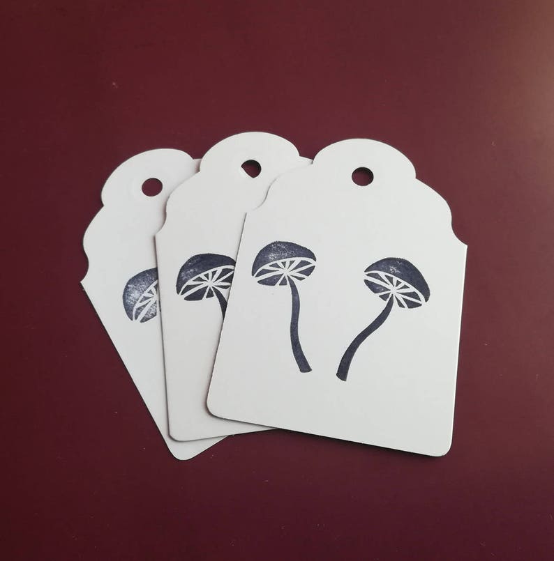 Mushroom tags baby shower tags Mushroom gift tags forest gift tags Gift Tags tags Mushroom hang tags white tags woodland gift tags