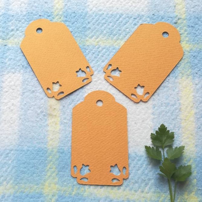 party tags orange tags wedding tags blank tags orange gift tags handmade tags 50 Wedding favor tags price tags favor orange tags