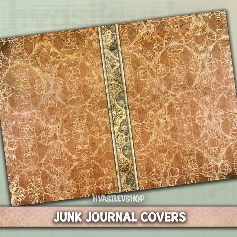Printable Antique Book Covers A4 Size Junk Journal Covers Digital Printable Antique Book Covers A4 Size Junk Journal Covers Digital