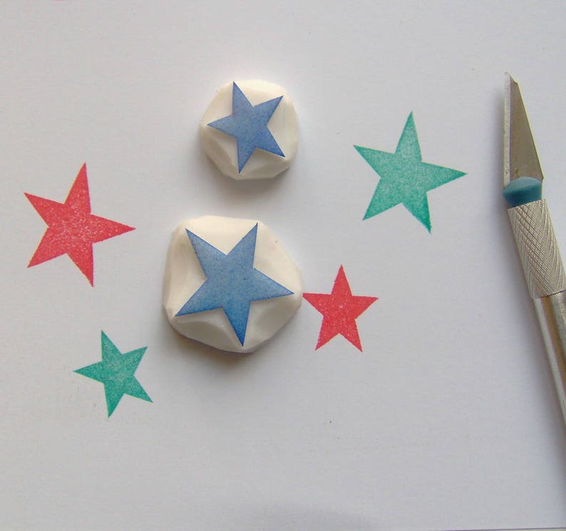 galaxy stamp star stamp set of 2 twinkle stamp geometric star stamp rubber stamp set Star rubber stamp astronomy stamp sparkle stars