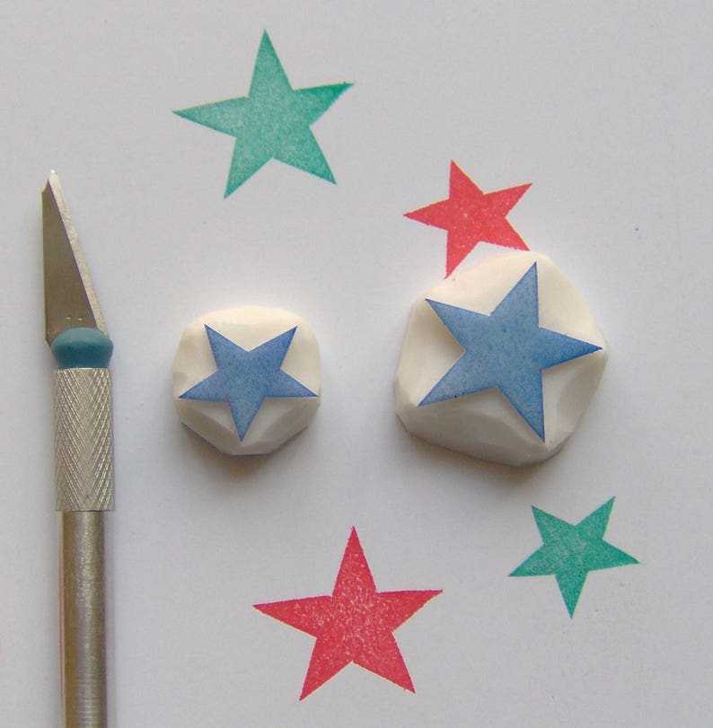 galaxy stamp star stamp set of 2 twinkle stamp geometric star stamp rubber stamp set Star rubber stamp astronomy stamp sparkle stars