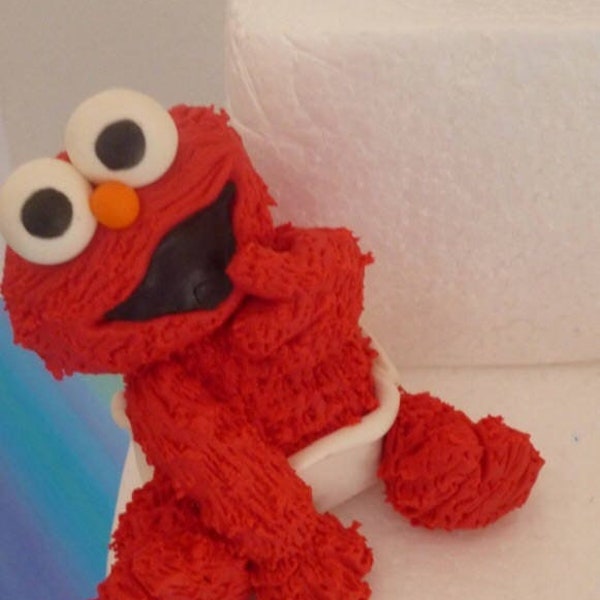 3D Fondant Cake Topper Sesame Street Inspired Fandom Edible Fondant Cake Toppers Cookie Monster Elmo Big Bird Babies