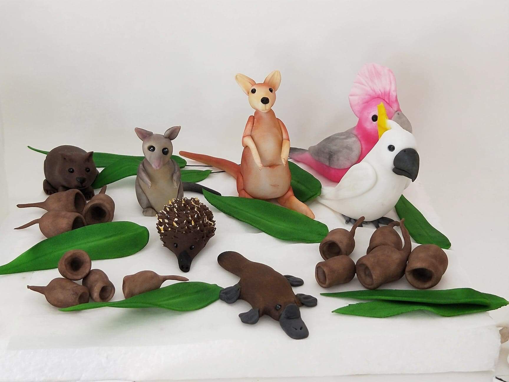 WORLDWIDE Delivery Fondant Cake Topper Australian Animals Etsy