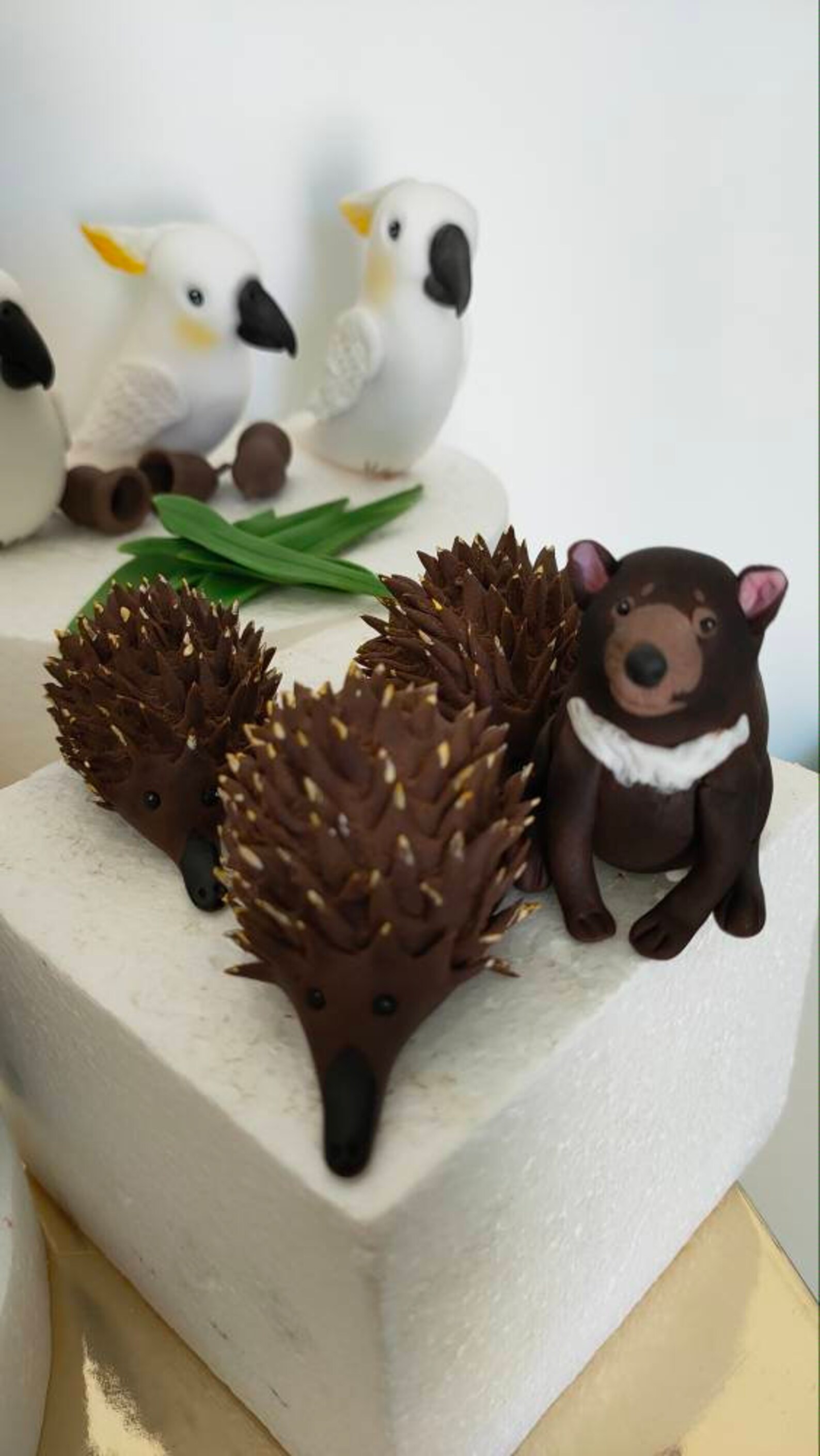 WORLDWIDE Delivery Fondant Cake Topper Australian Animals Etsy