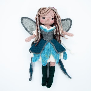Virkad docka, Lunaria fédocka, Fantasi, Amigurumi