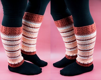 Pattern "Inarie" leg warmers, digital pattern