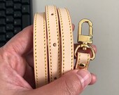 Vachetta Leather Adjustable Shoulder Strap for Handbag