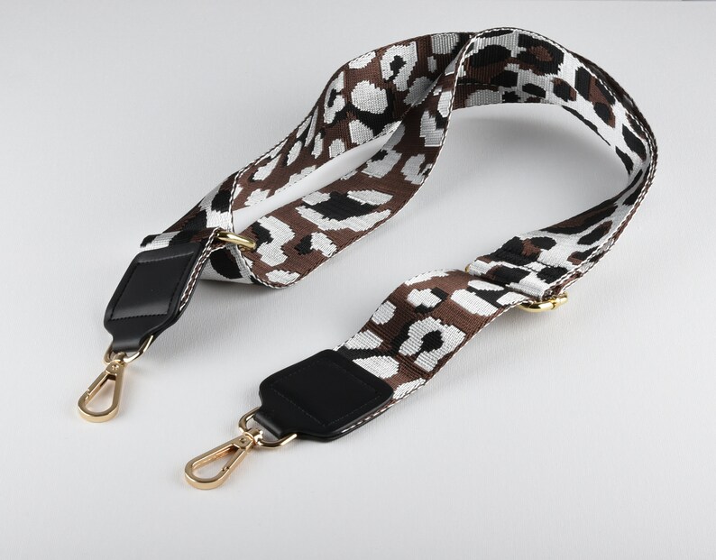 Leopard Print Strap Adjustable Crossbody Bag Strap Etsy