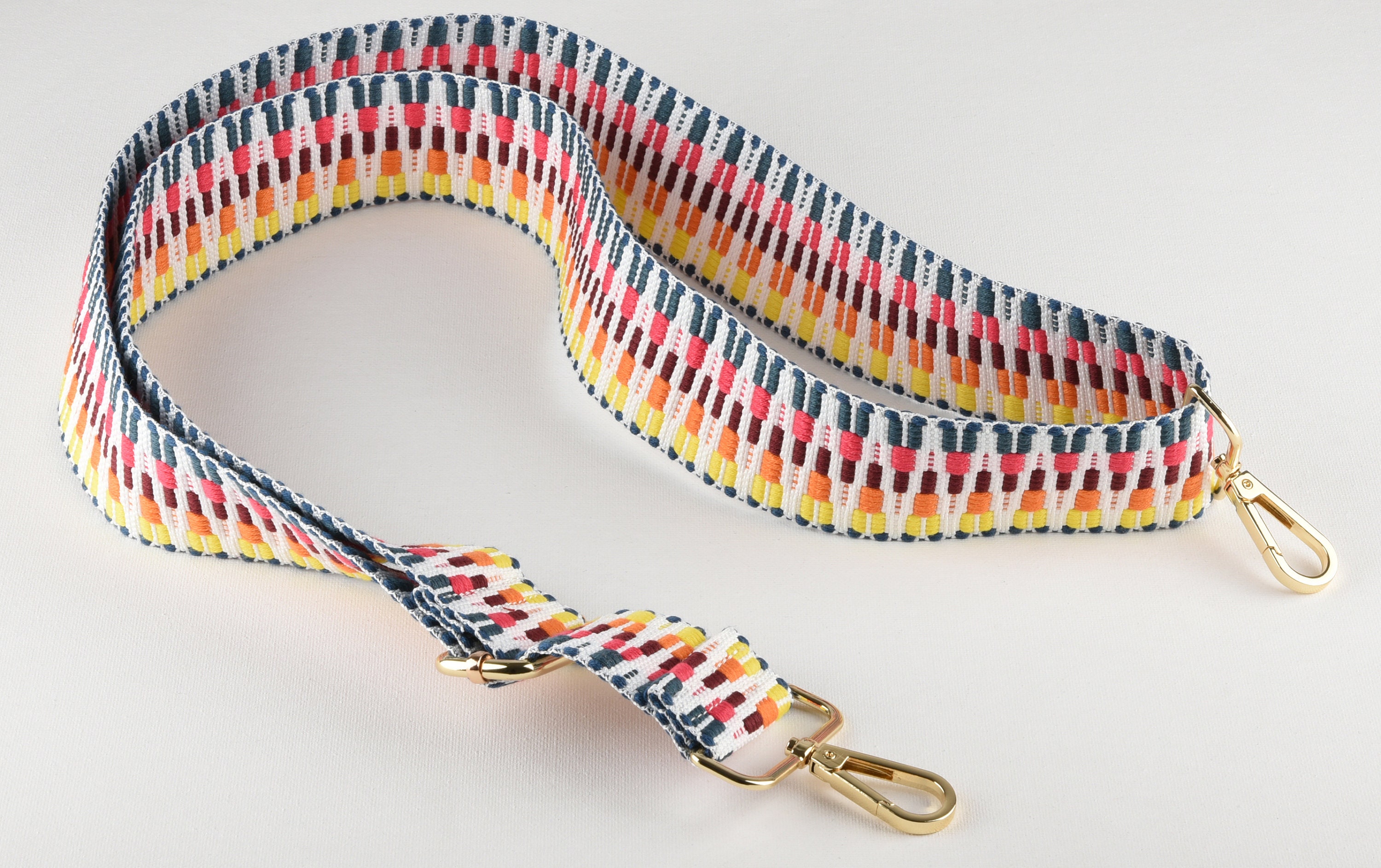 2 inch wide Woven Bag Strap Adjustable Crossbody Purse Strap Etsy