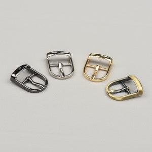 Metal Pin Buckle 20mm, Center Bar Buckle, Purse Strap Buckle, Belt Buckle 6 pieces