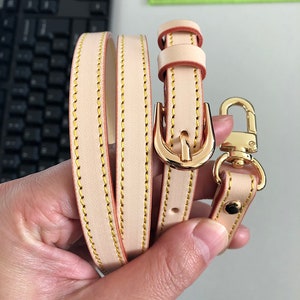 Vachetta Leather Purse Strap Adjustable Crossbody Bag Strap